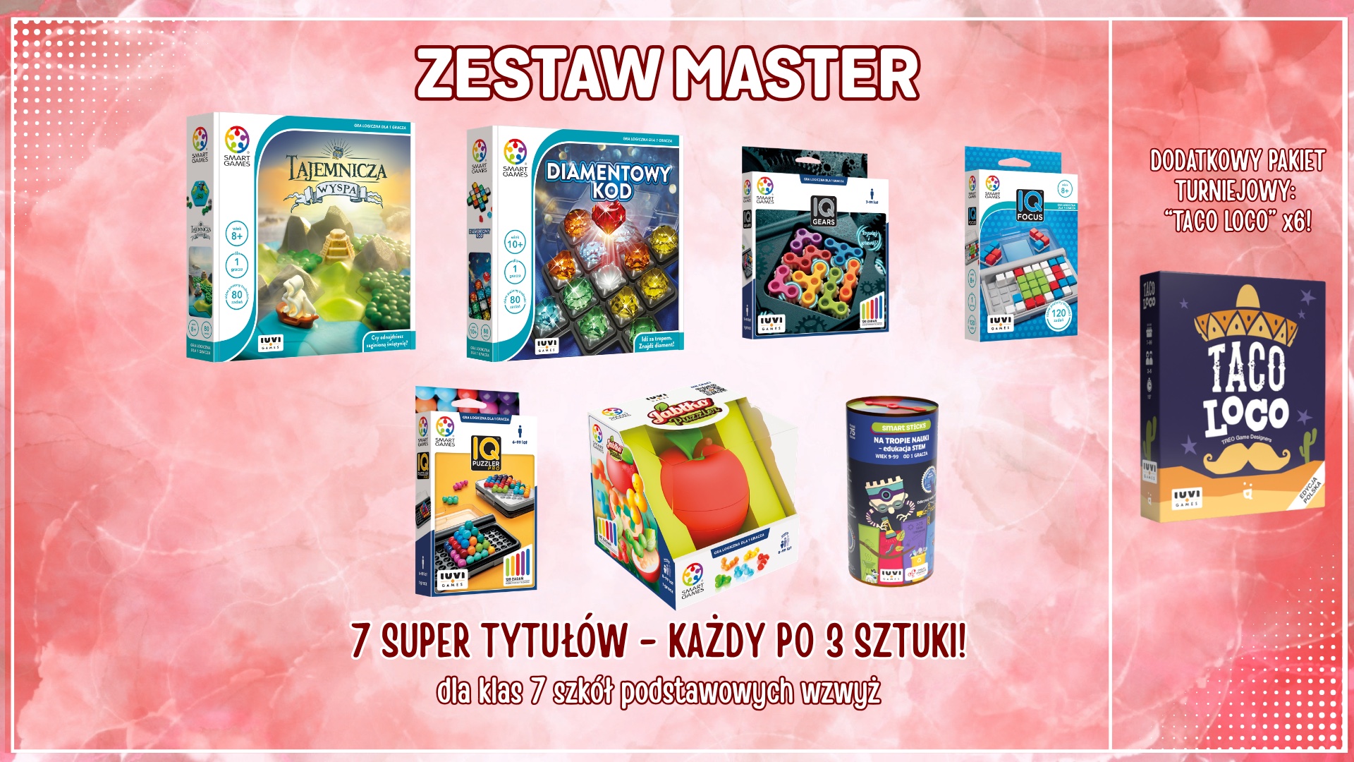 Zestaw Master: siedem tytułów dla klas siódmych i starszych
